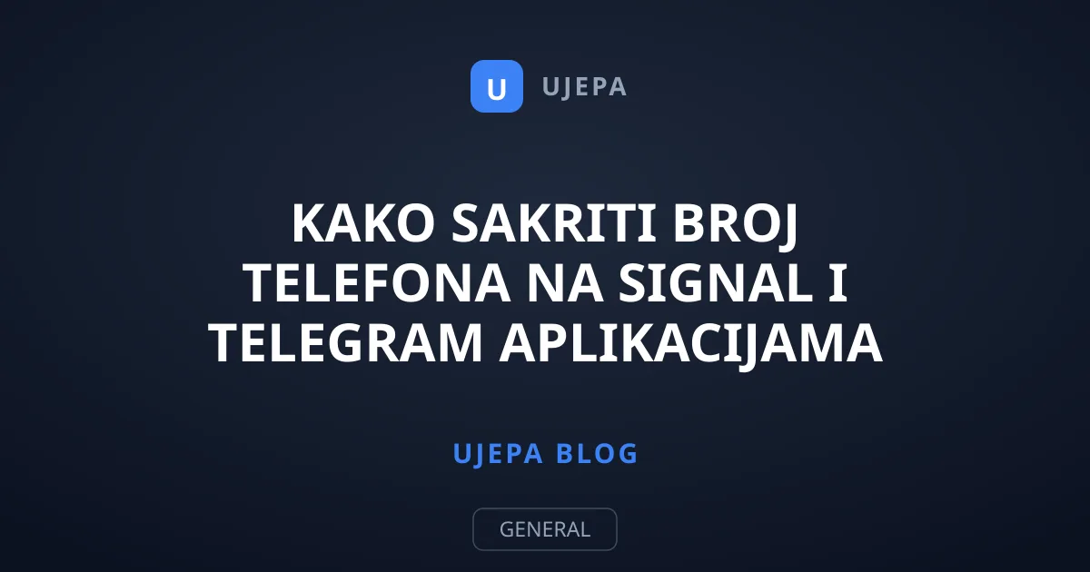 Kako sakriti broj telefona na Signal i Telegram aplikacijama